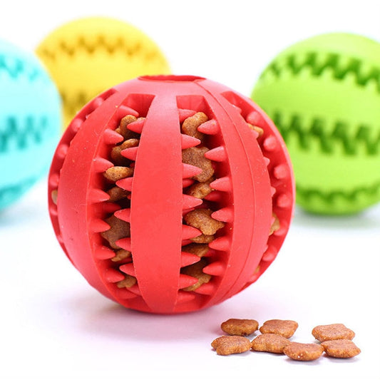 Teeth Cleaning Indestructible Dog Food Ball