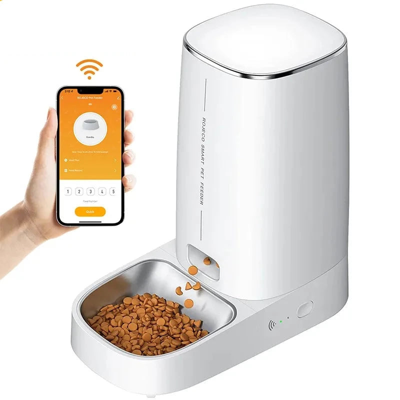 Pet Smart WiFi Remote Control Auto Feeder 4L