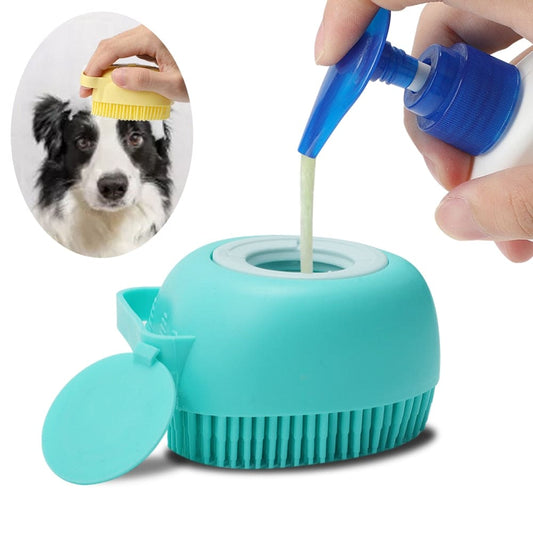 Silicone Pet Grooming Massage Brush